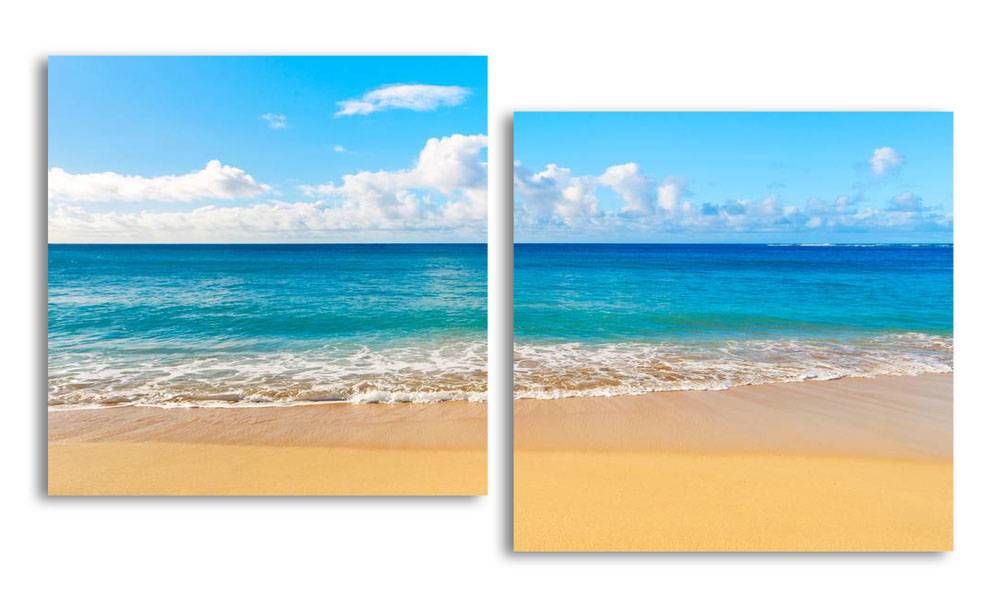 

Модульная картина LaPrint Пляж 130х70 см