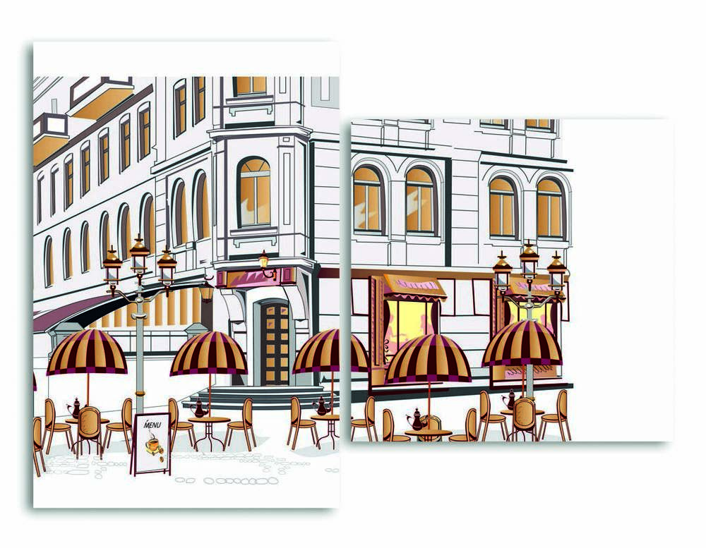 

Модульная картина LaPrint Рисованный город 130х94 см