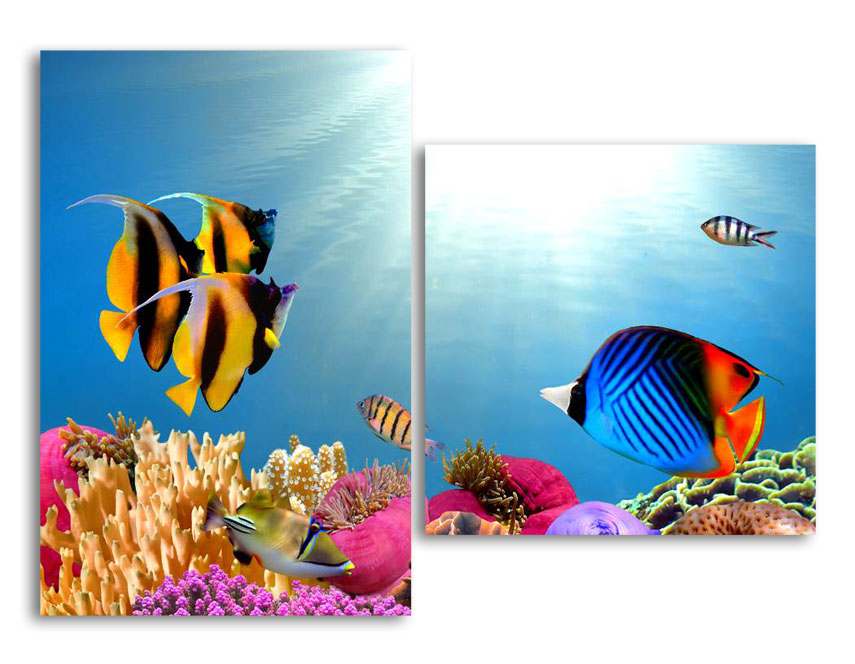 

Модульная картина LaPrint Подводный мир 130х94 см