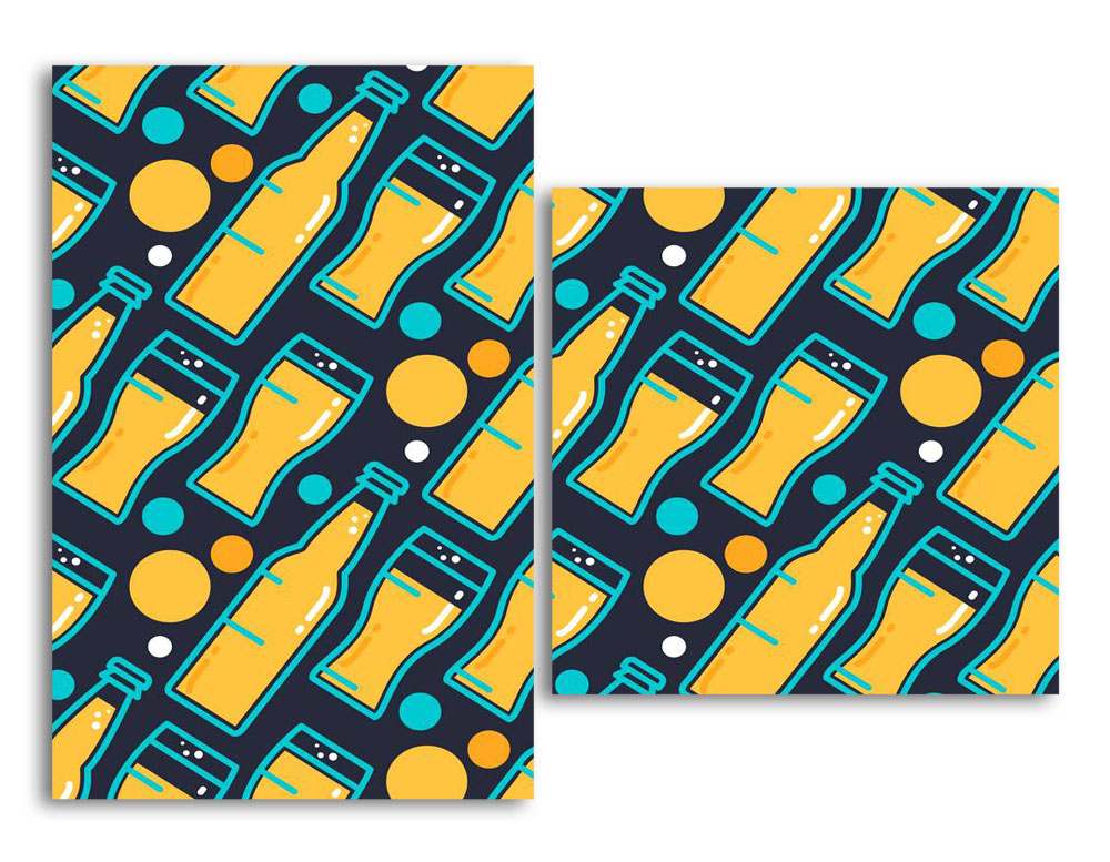 

Модульная картина LaPrint Напитки 130х94 см