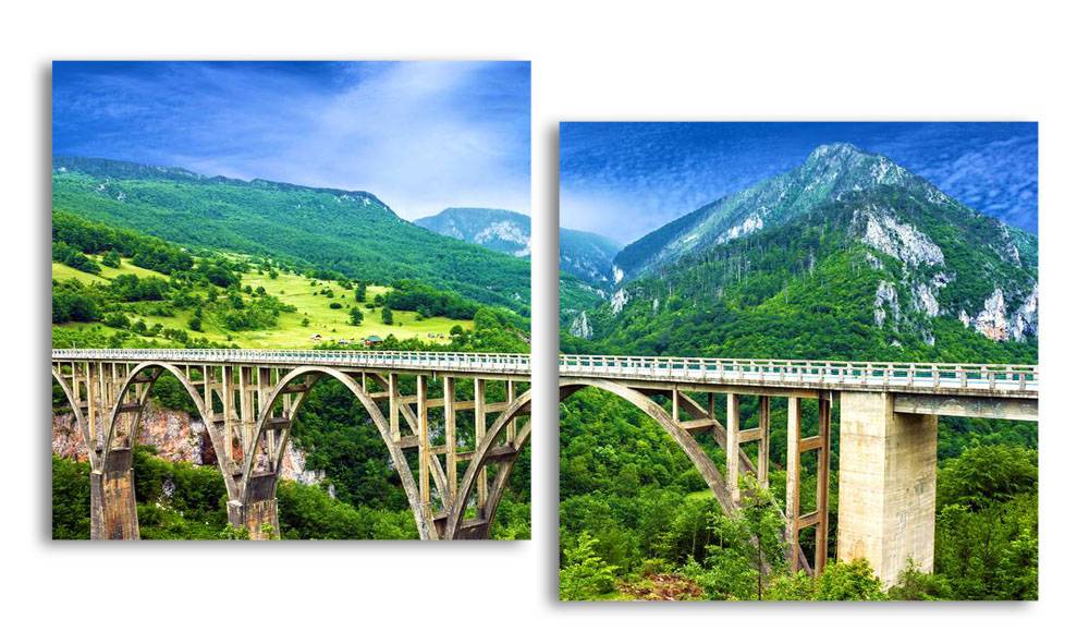 

Модульная картина LaPrint Японские горы 130х70 см