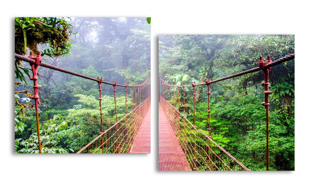 

Модульная картина LaPrint Подвесной мост 100х54 см