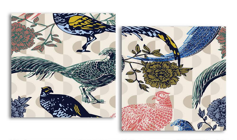 

Модульная картина LaPrint Птицы 130х70 см