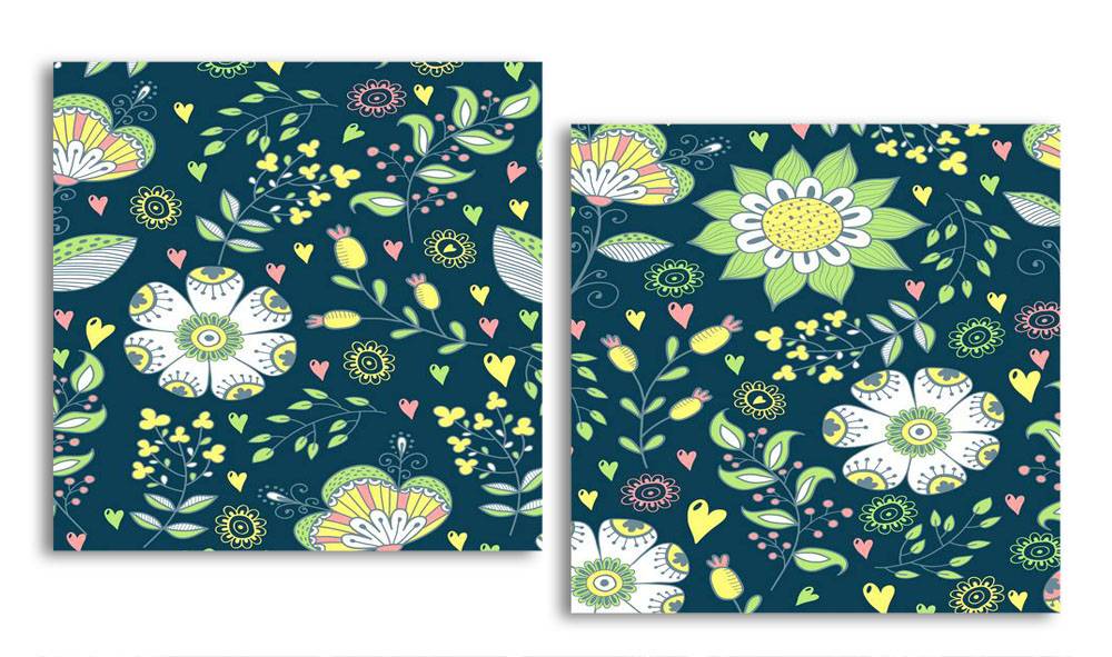 

Модульная картина LaPrint Цветы 130х70 см