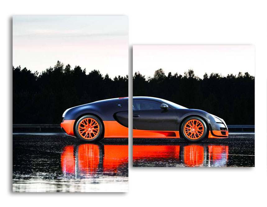 

Модульная картина LaPrint Bugatti 150х109 см