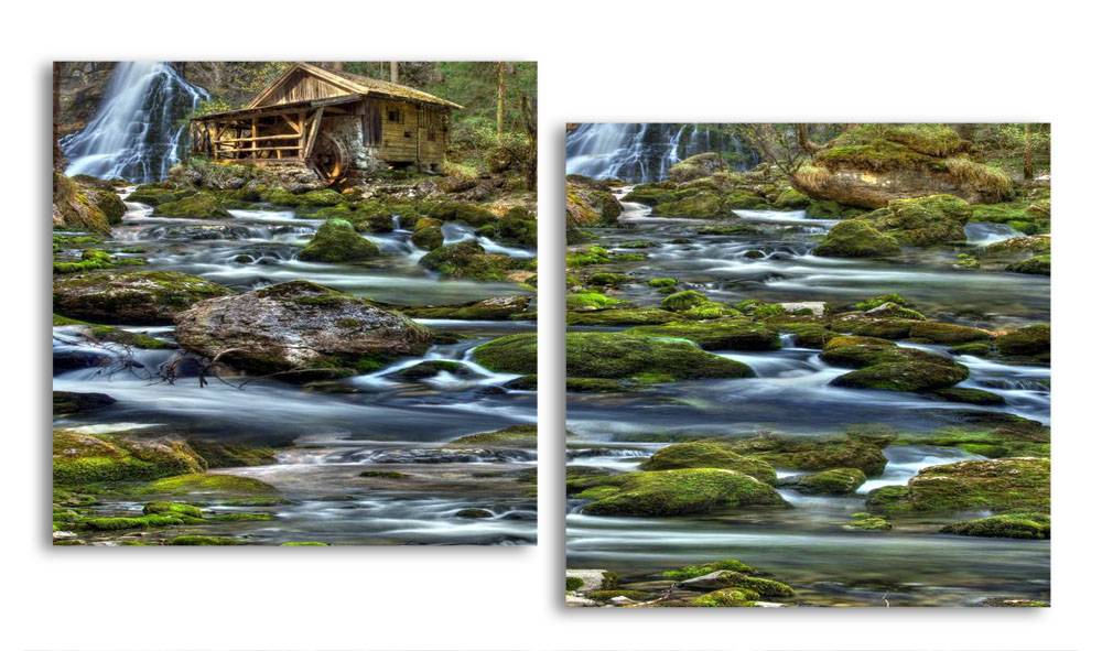 

Модульная картина LaPrint Водопад 130х70 см
