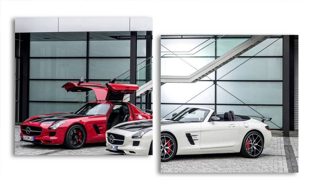 

Модульная картина LaPrint Mercedes 130х70 см
