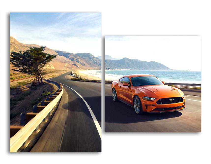 

Модульная картина LaPrint Mustang 130х94 см