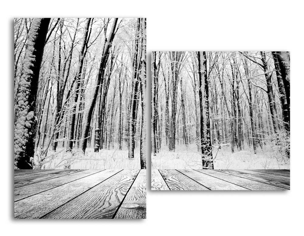 

Модульная картина LaPrint Зимний лес 130х94 см