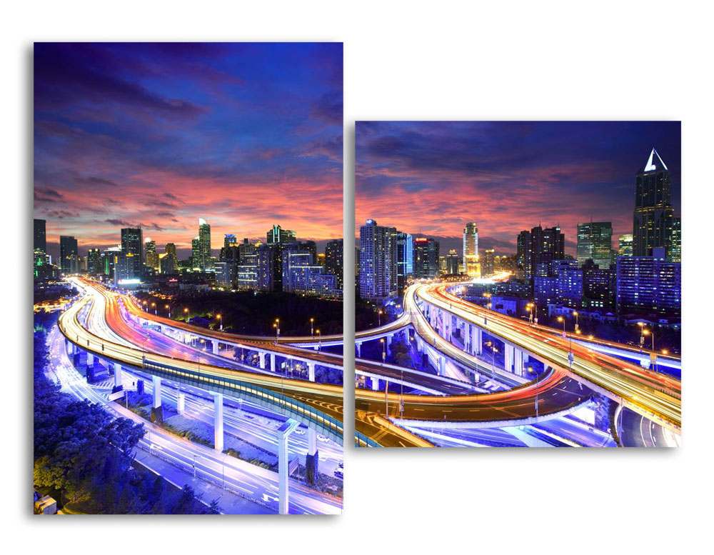 

Модульная картина LaPrint Мегаполис 130х94 см
