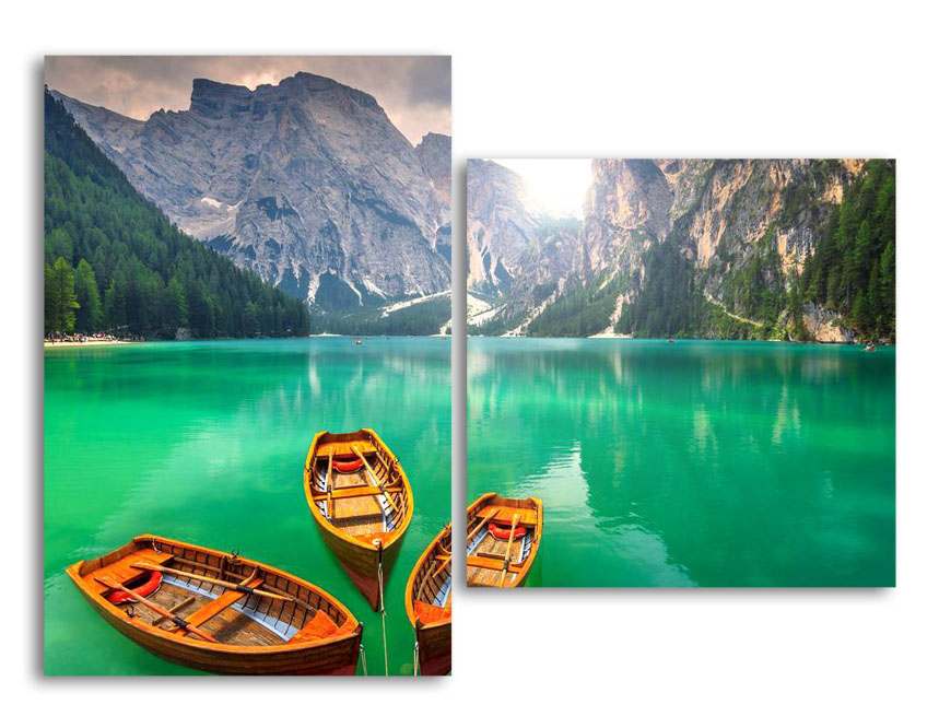 

Модульная картина LaPrint Горное озеро 130х94 см