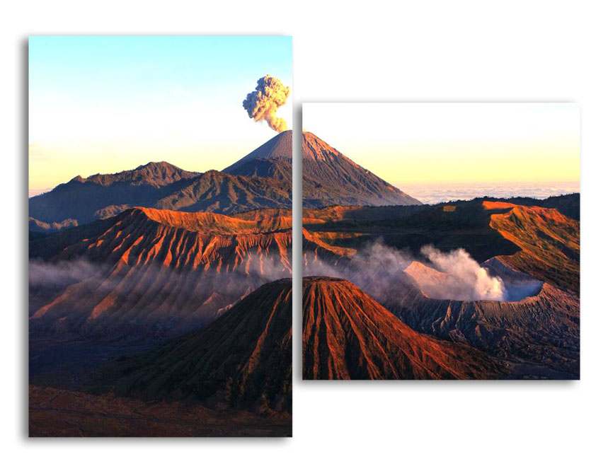 

Модульная картина LaPrint Вулканы Индонезии 130х94 см