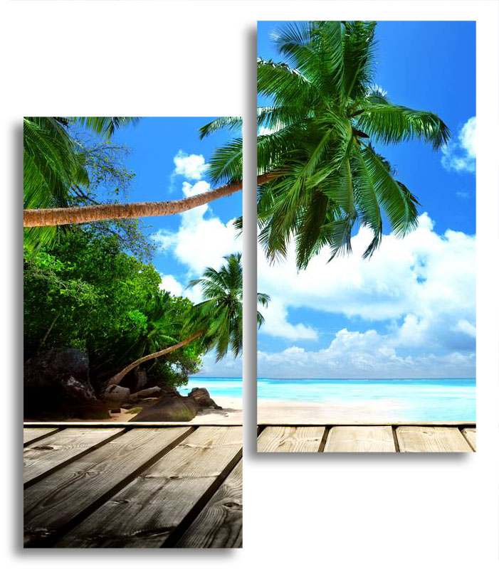 

Модульная картина LaPrint Причал 130х150 см