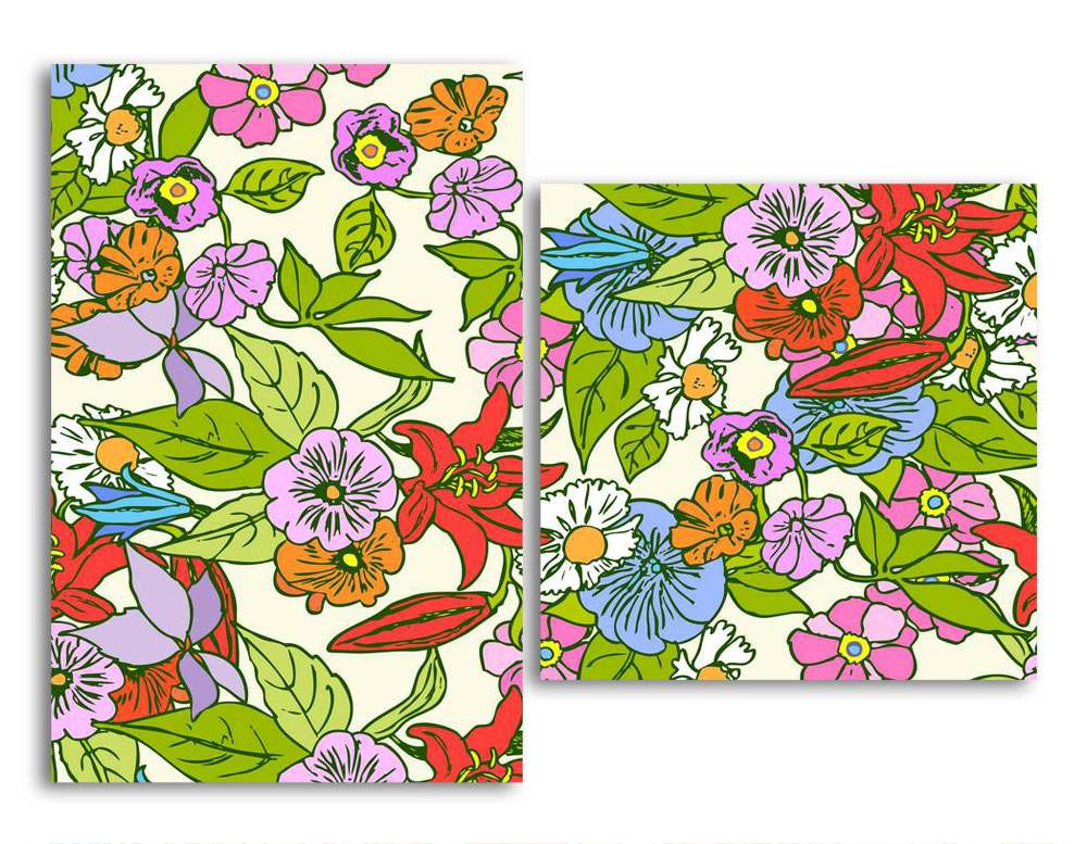 

Модульная картина LaPrint Цветы 130х94 см