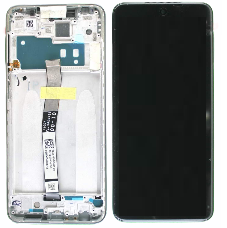 

Дисплей для Xiaomi Redmi Note 9S с сенсором и рамкой черный Оригинал