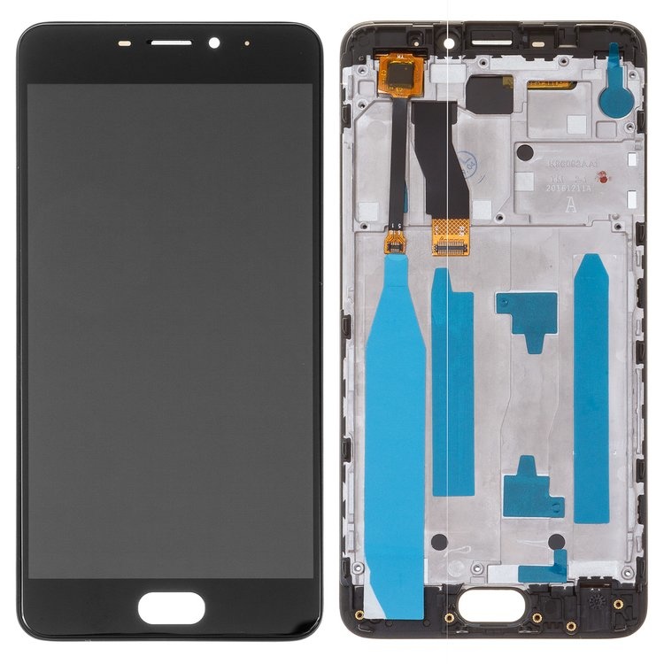 

Дисплей для Meizu M5 Note (M621H, M621Q, M621C, M621M) с сенсором и рамкой Черный высококачественные копии