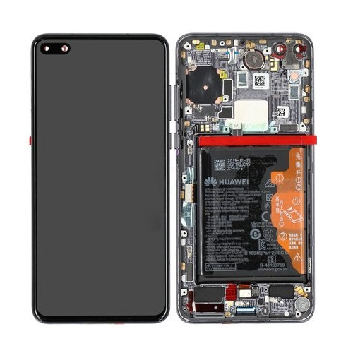 

Дисплей для Huawei P40 (2020) с сенсером и рамкой черный Оригинал original PRC