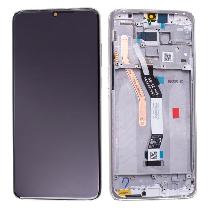 

Дисплей для Xiaomi Redmi Note 8 Pro с сенсором рамкой Белый