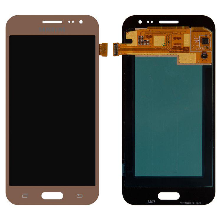 

Дисплей для Samsung J200 Galaxy J2, золотистий, із сенсорним екраном, Original (PRC), original glass