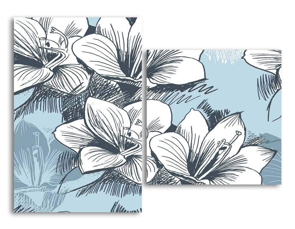 

Модульная картина LaPrint Лилии 130х94 см