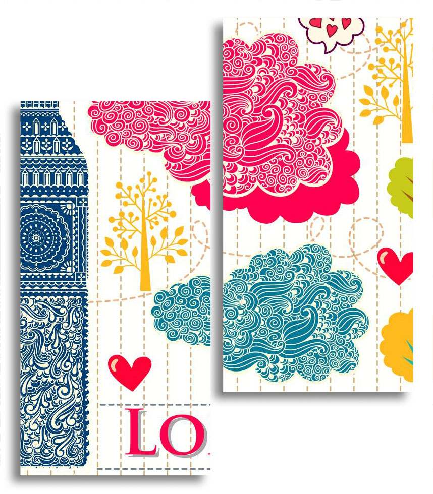 

Модульная картина LaPrint Лондон 130х150 см