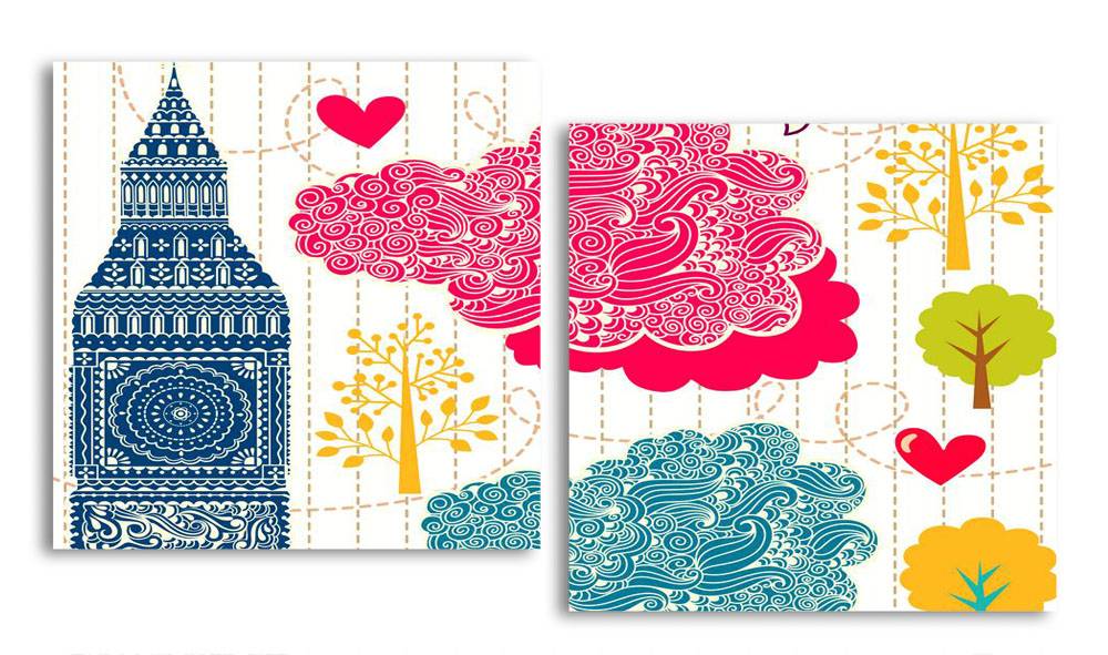 

Модульная картина LaPrint Лондон 100х54 см