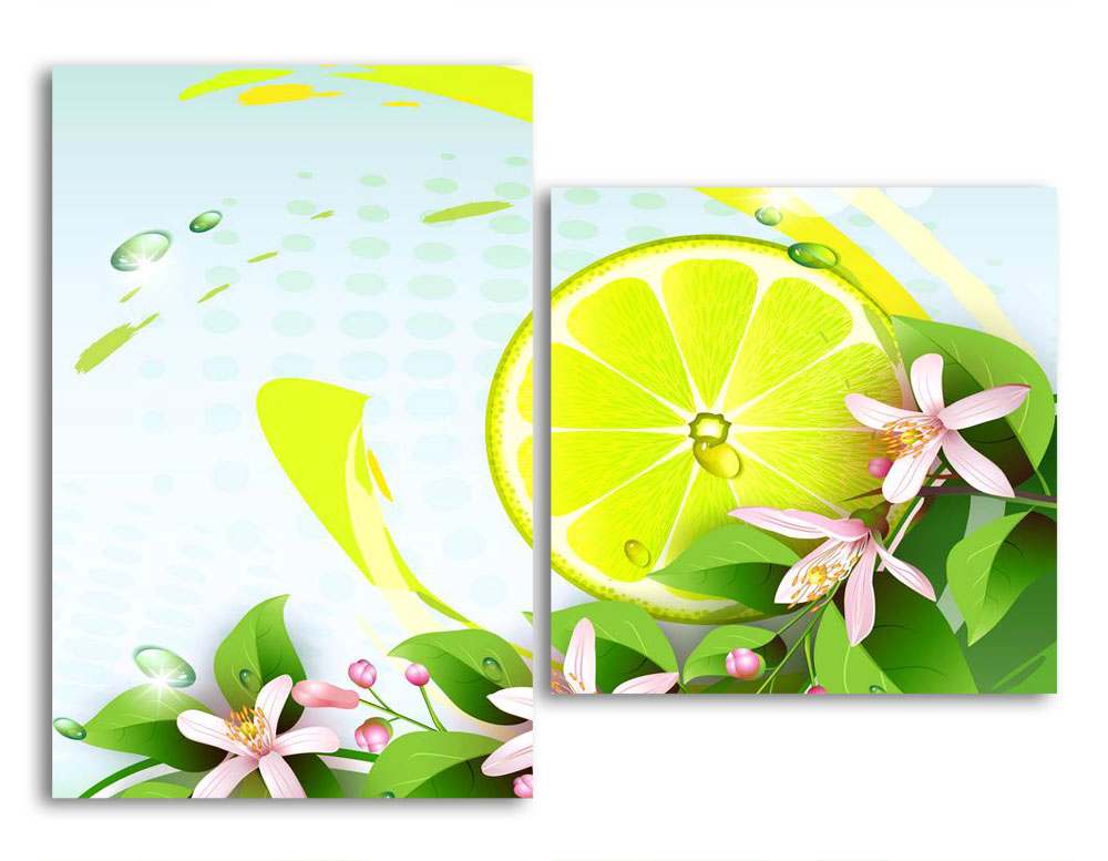 

Модульная картина LaPrint Лимон 100х73 см