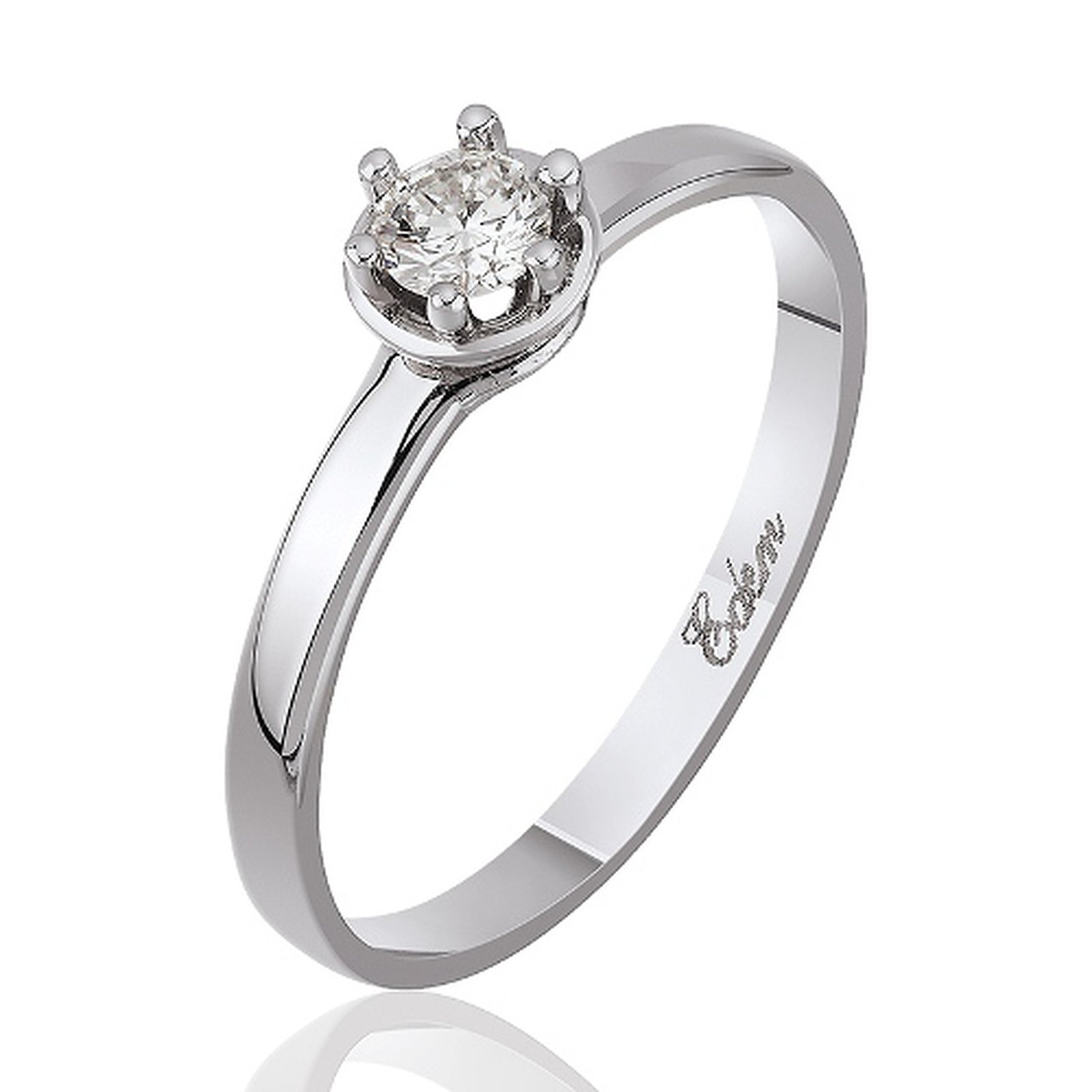 

Кольцо из белого золота с Swarovski 312311, размер 18.5