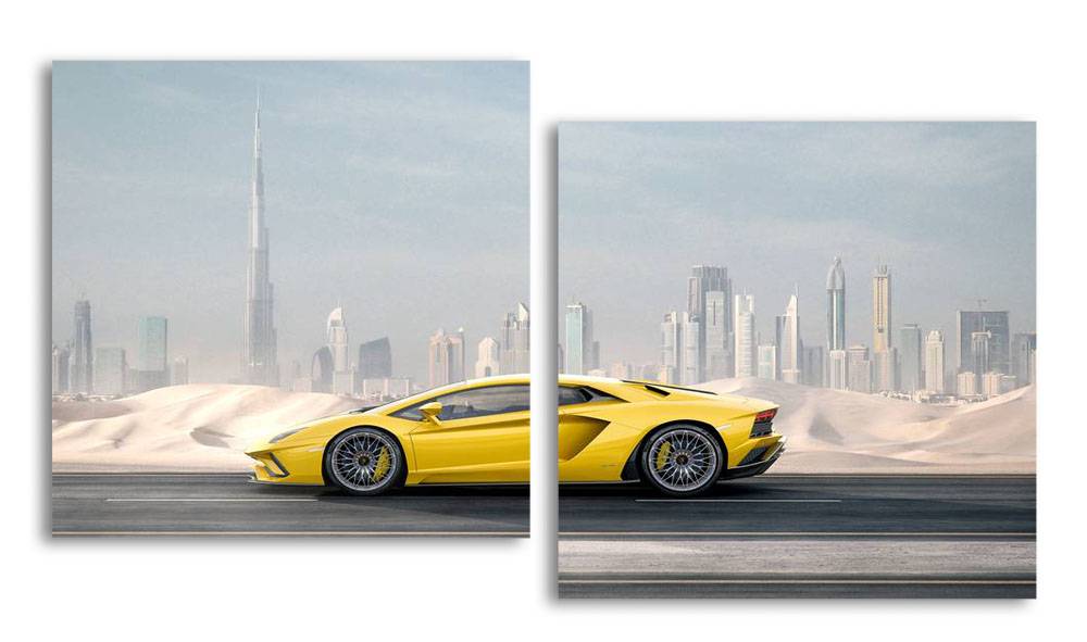 

Модульная картина LaPrint Lamborgini 100х54 см