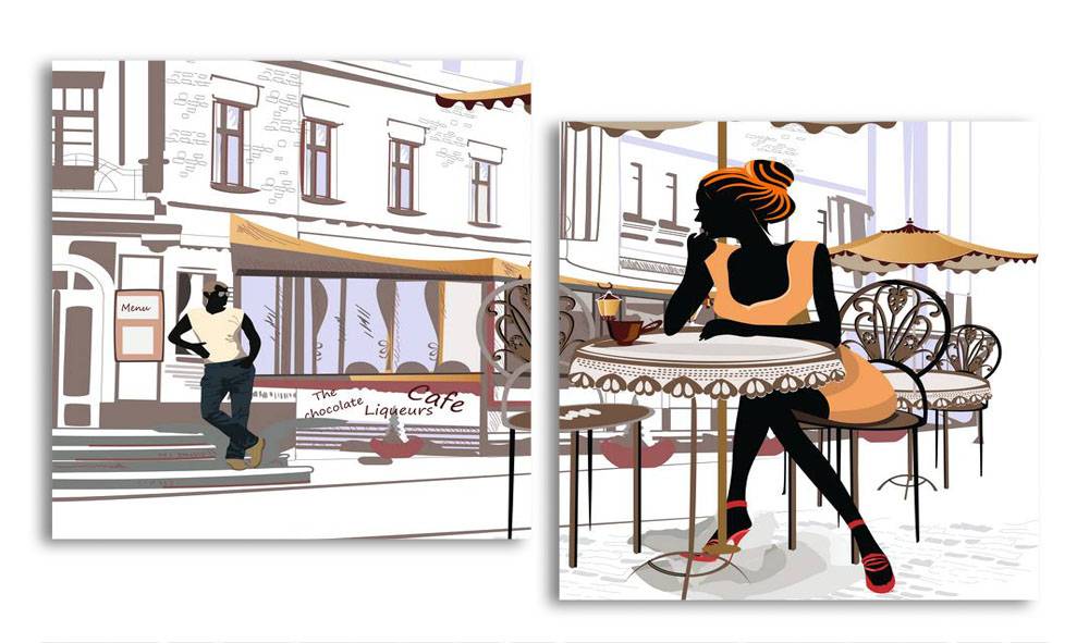 

Модульная картина LaPrint Встреча 100х54 см