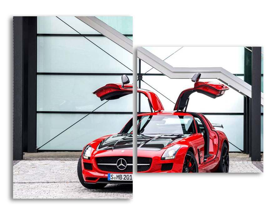

Модульная картина LaPrint Mercedes 100х73 см