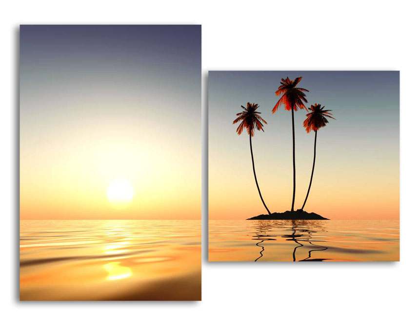 

Модульная картина LaPrint Три пальмы 100х73 см