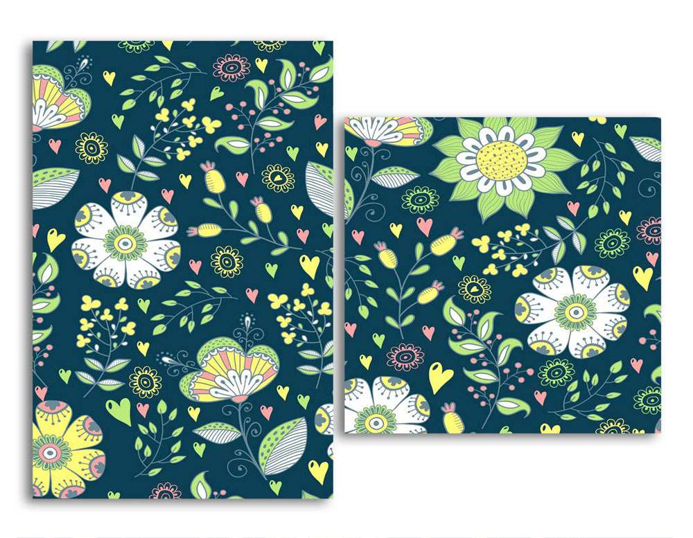 

Модульная картина LaPrint Цветы 100х73 см