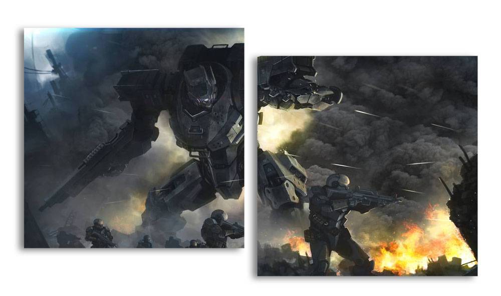 

Модульная картина LaPrint Роботы 100х54 см