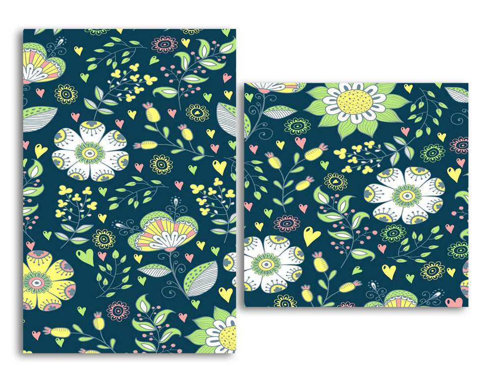 

Модульная картина LaPrint Цветы 100х73 см