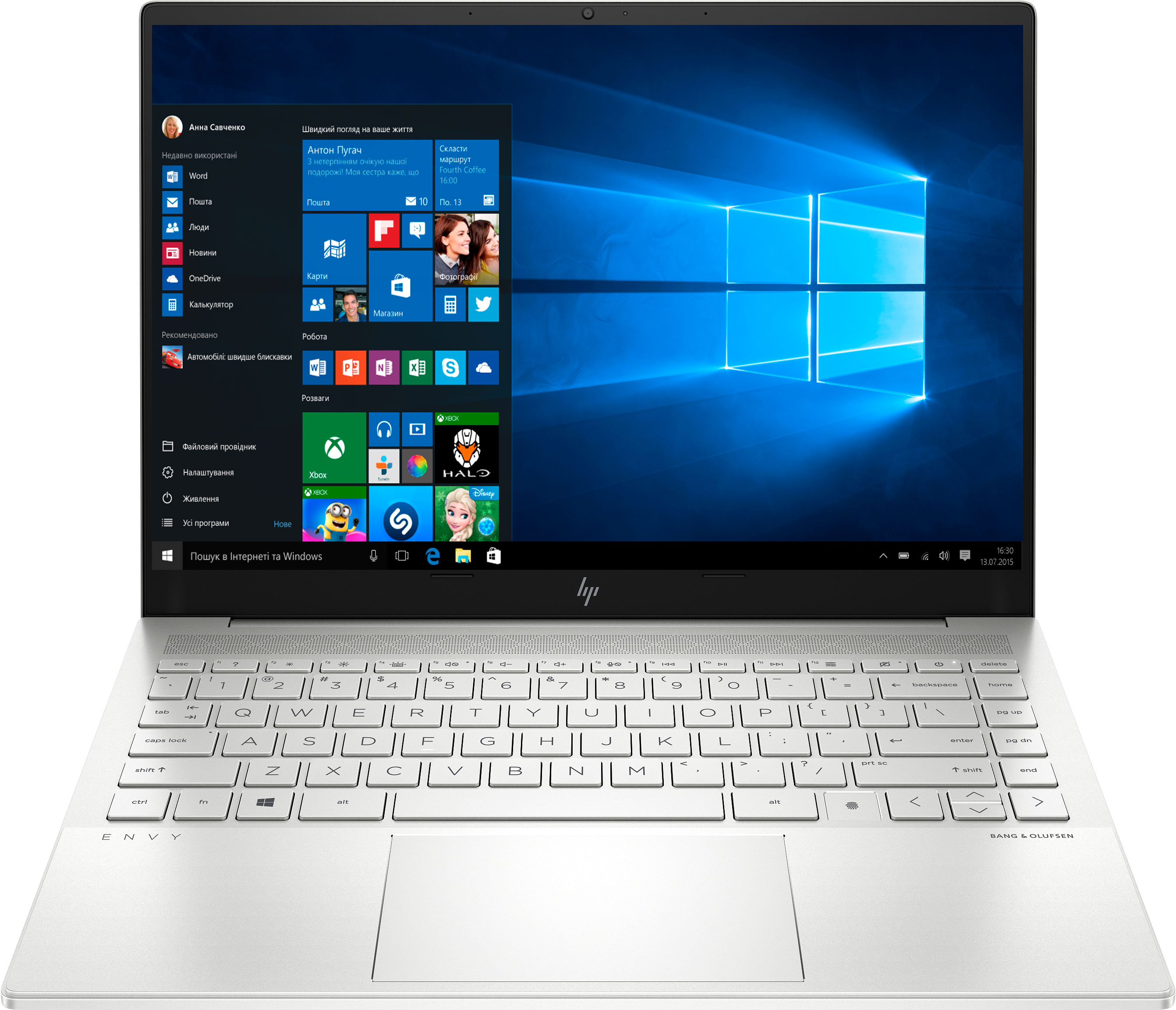 

Ноутбук HP Envy 14-eb0001ua (423W3EA) Natural Silver