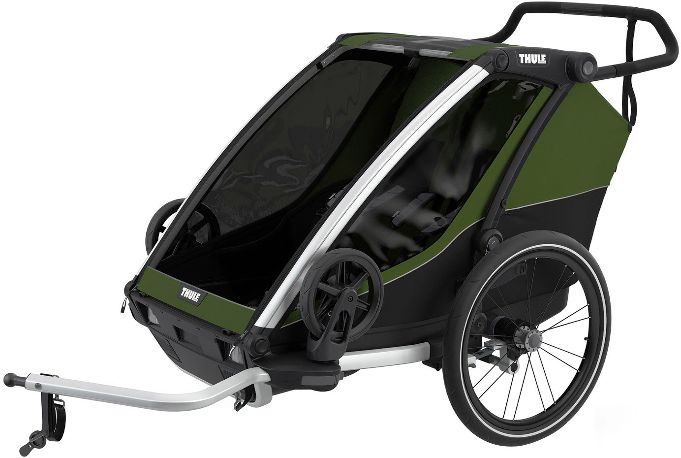 

Мультиспортивная коляска Thule Chariot Cab 2 Cypress Green (TH10204021)