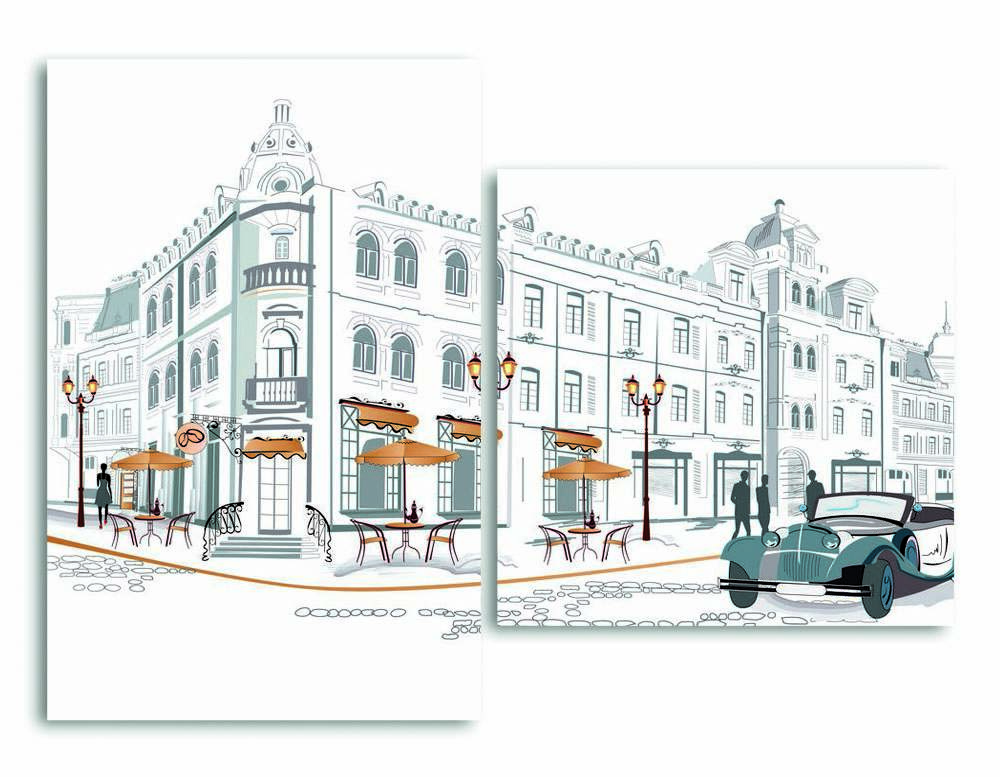 

Модульная картина LaPrint Улица 100х73 см