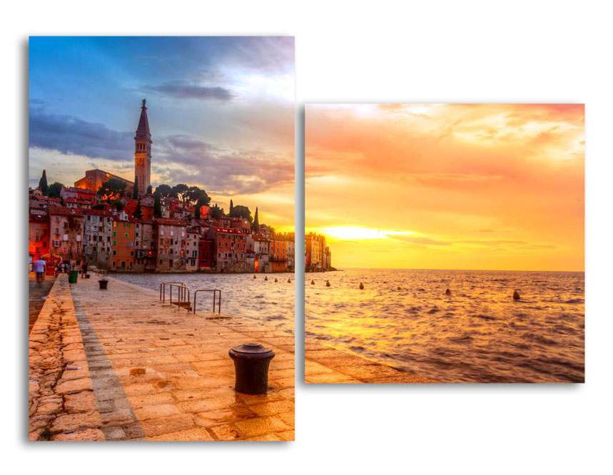 

Модульная картина LaPrint Закат над Европой 100х73 см