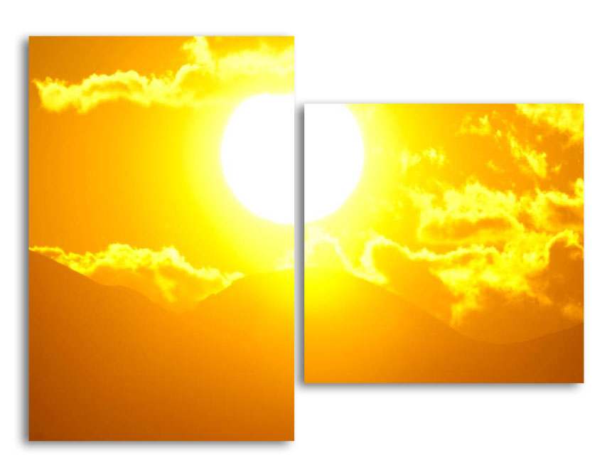 

Модульная картина LaPrint Закат над горами 100х73 см