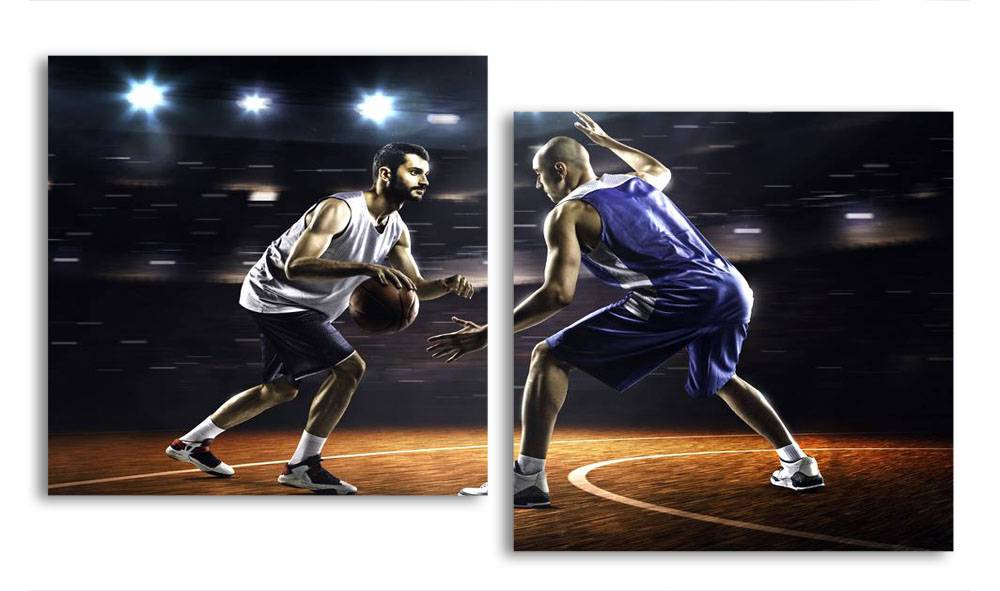

Модульная картина LaPrint Профессиональный баскетбол 100х54 см