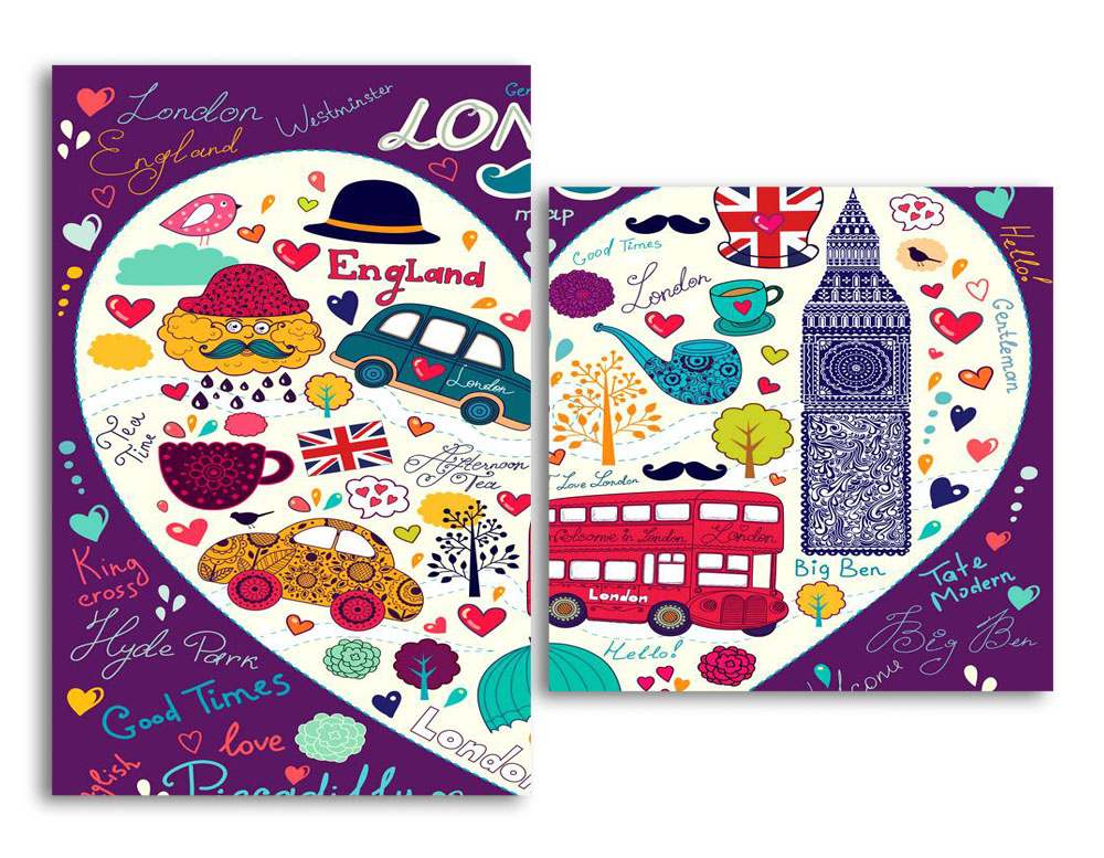 

Модульная картина LaPrint Лондон 100х73 см