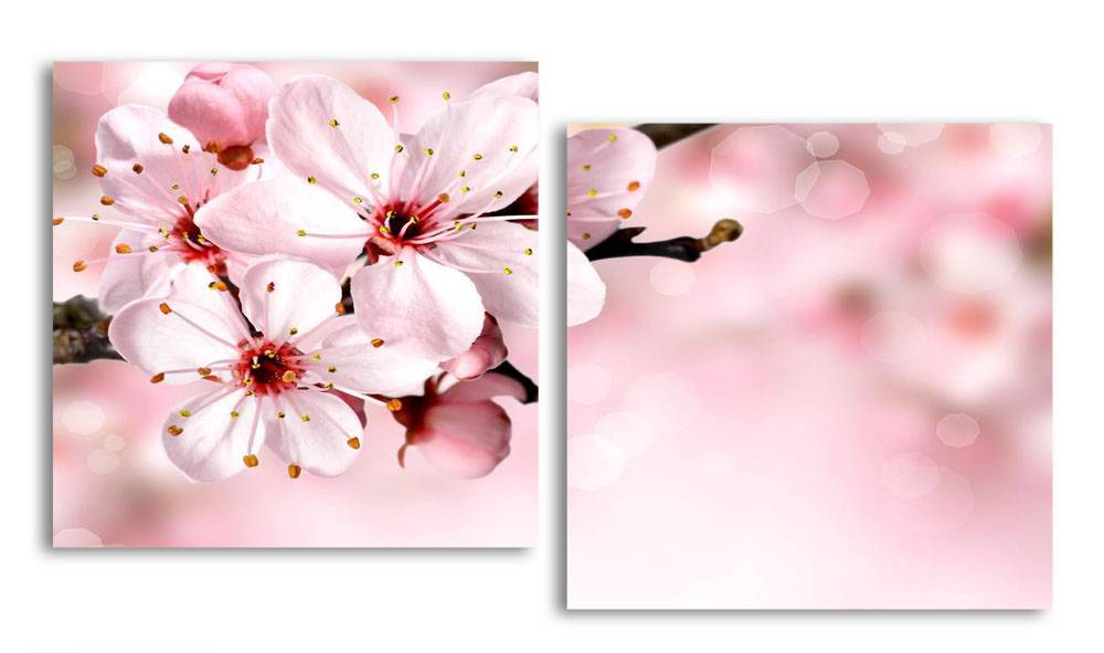 

Модульная картина LaPrint Цветы 130х70 см