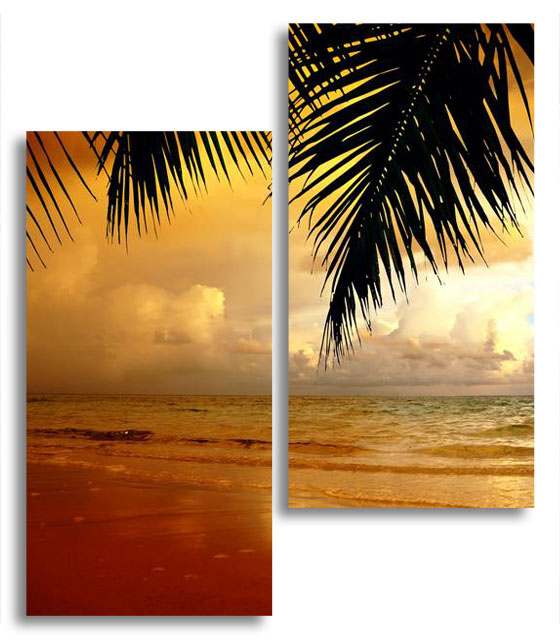 

Модульная картина LaPrint Пальмы 100х116 см