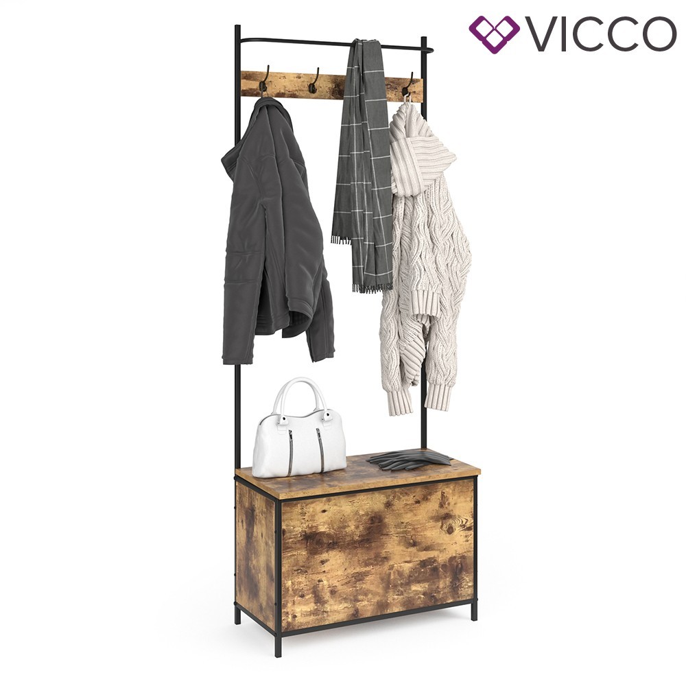 

Вешалка для верхней одежды лофт, Vicco Fyrk
