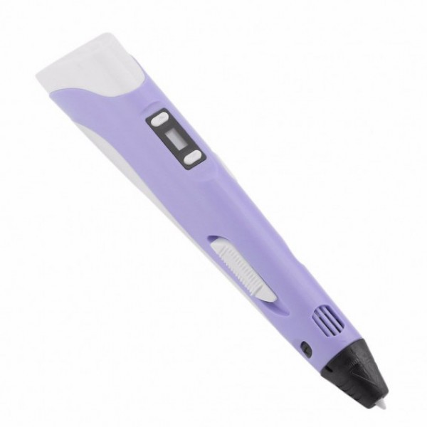 

3D ручка Smart 3D Pen 2 c LCD дисплеем. Цвет: фиолетовый