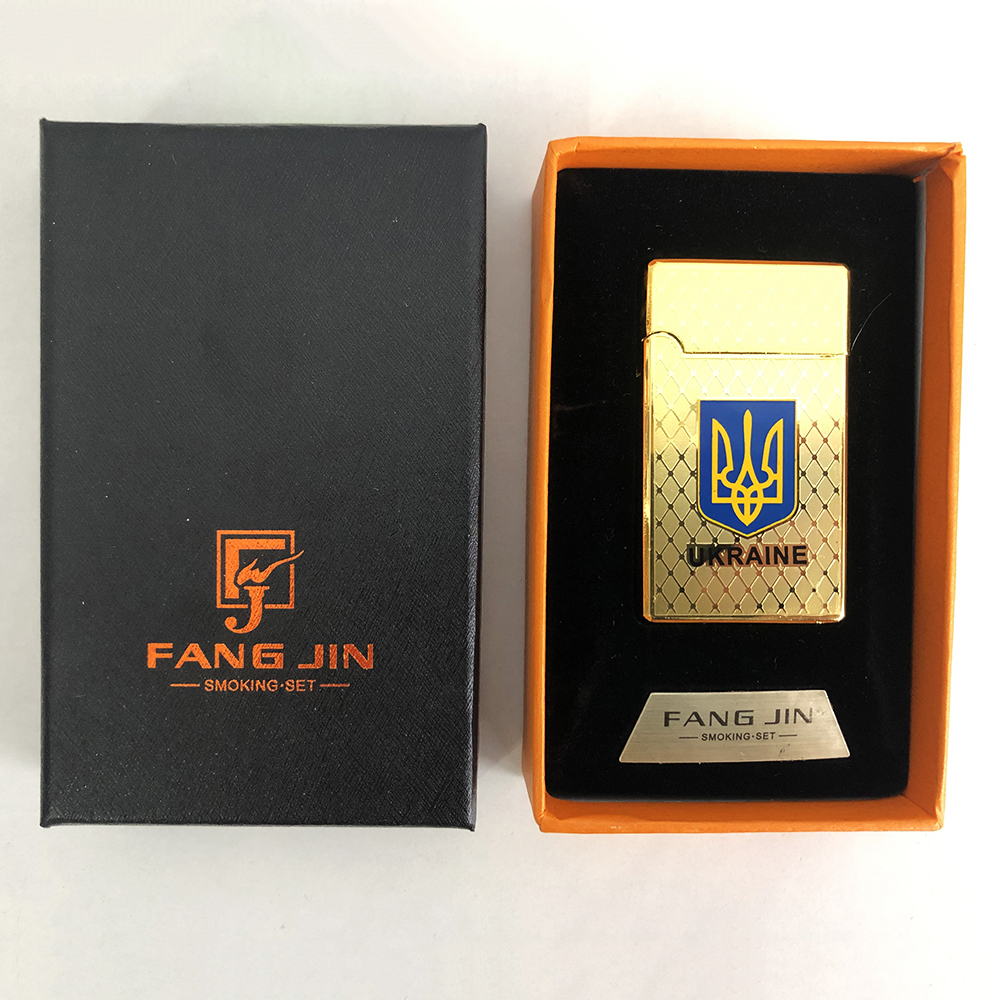 

USB зажигалка в подарочной упаковке Fang Jin "Герб Украины"
