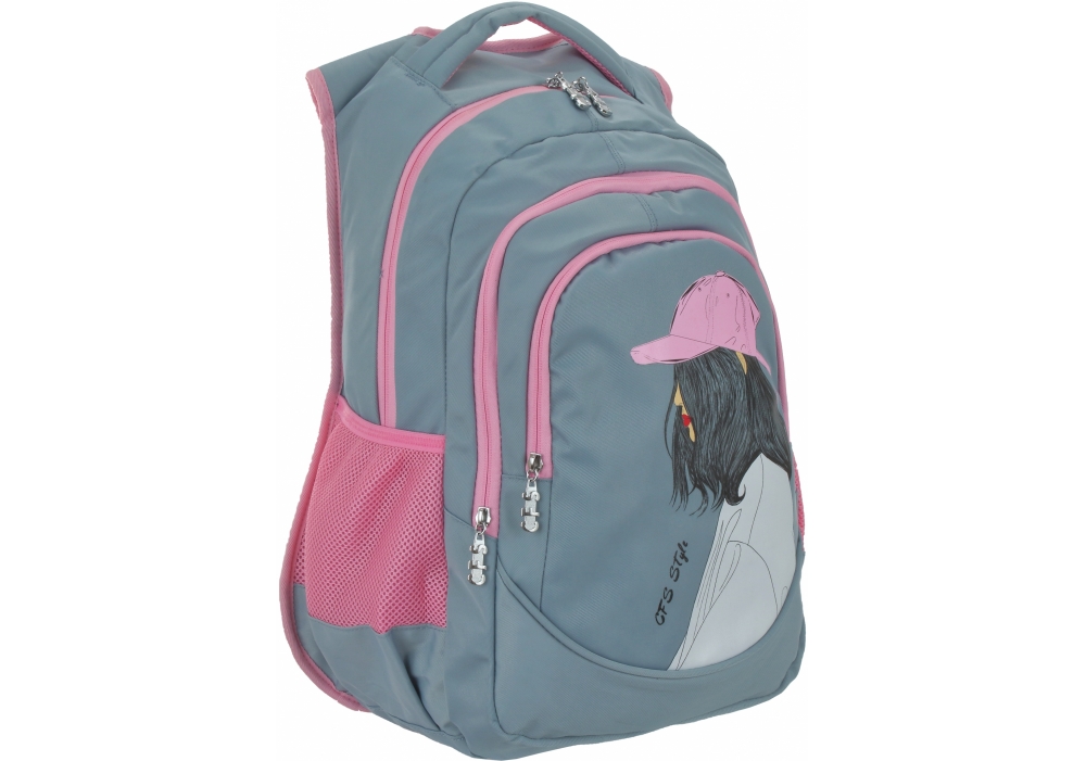 

Рюкзак Cool For School 41х30х15 см серый (CF86788)