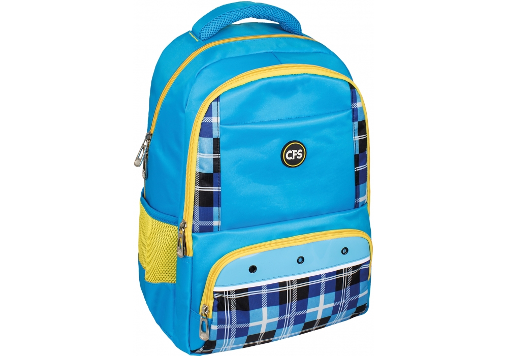 

Рюкзак молодежный Cool For School 42x27x14 см голубой (CF86245)