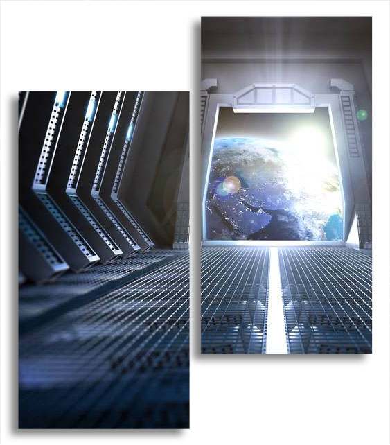 

Модульная картина LaPrint Космос 100х116 см